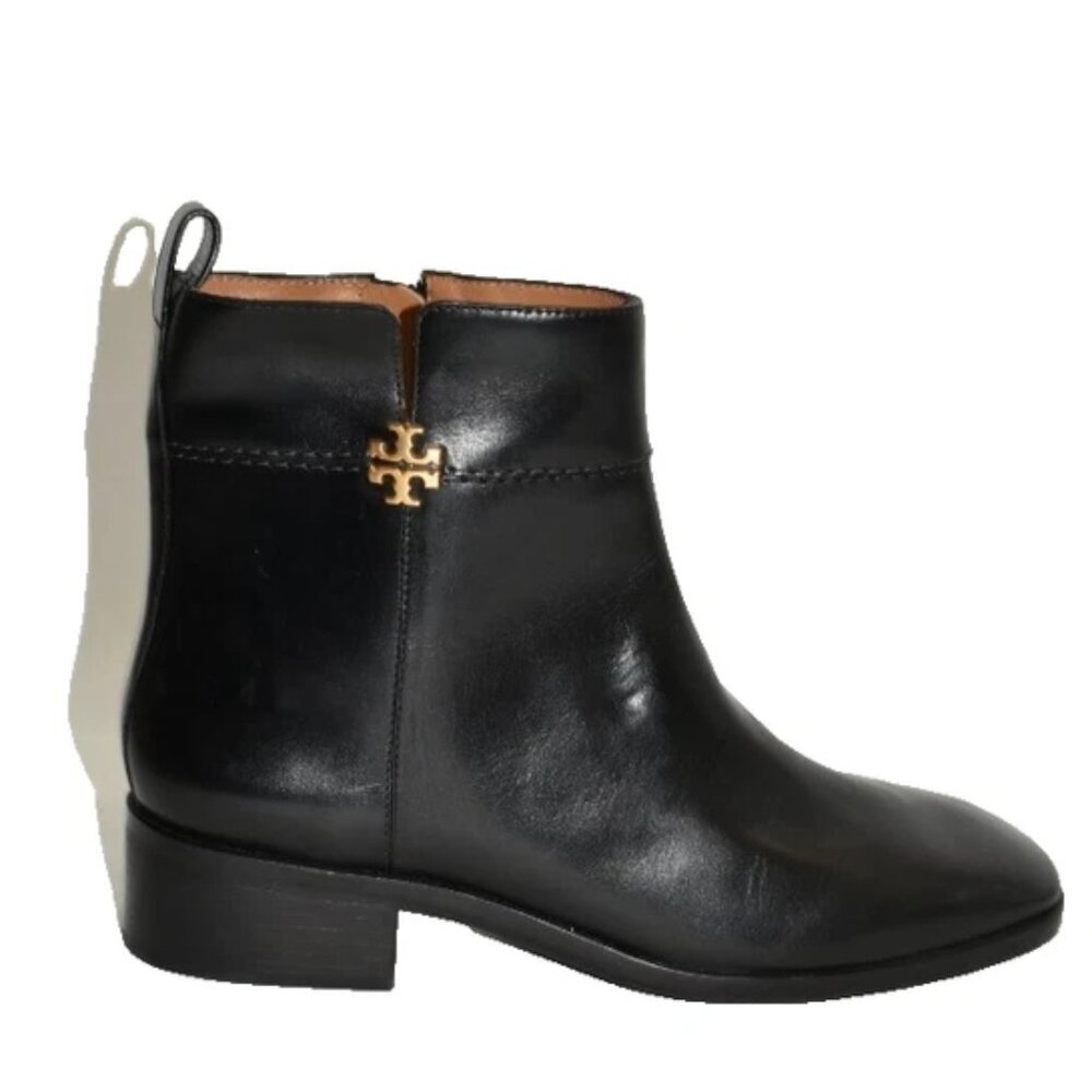 New! Tory Burch Everly Flat Boot Perfect Black 10.5 M DD524 SN 137752